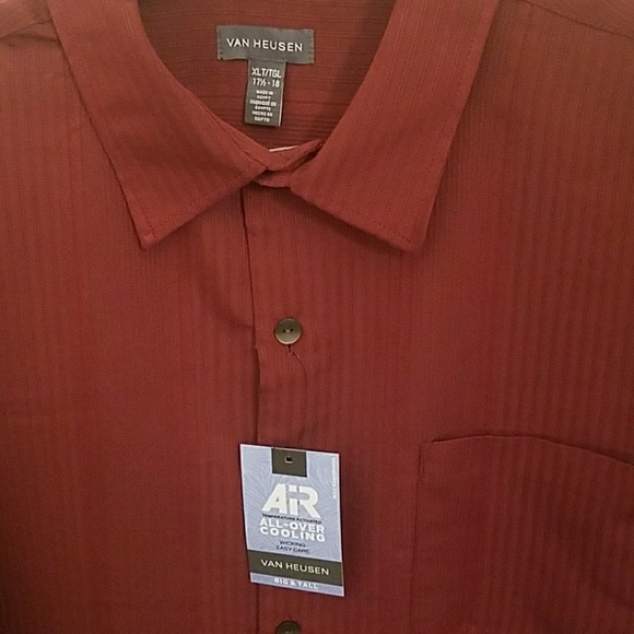 Van Heusen Wicking Button Down Shirt Big & Tall - Picture 3 of 5